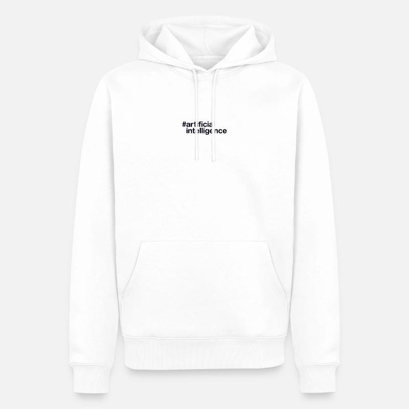 Artificial Intelligence Ki - Männer Premium Bio Hoodie - Weiß