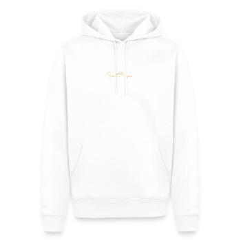 Saint-Tropez - Männer Premium Bio Hoodie - Weiß - Vorne - Nico (187cm)