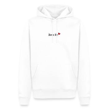 ALLES GUTE ZUM GEBURTSTAG - Männer Premium Bio Hoodie - Weiß - Vorne - Nico (187cm)