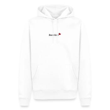 ALLES GUTE ZUM NEUEN JAHR. SILVESTER. NEUJAHR - Männer Premium Bio Hoodie - Weiß - Vorne - Nico (187cm)