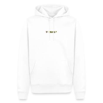 TI Punch La MARTINIQUE - Sweat à capuche Premium bio Homme - blanc - Devant - Nico (187cm)