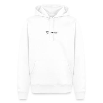 ICK BIN POTSDAMER - Männer Premium Bio Hoodie - Weiß - Vorne - Nico (187cm)