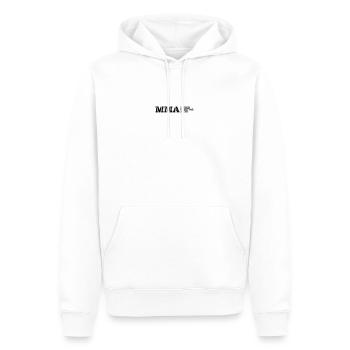 Le MMA - Sweat à capuche Premium bio Homme - blanc - Devant - Nico (187cm)