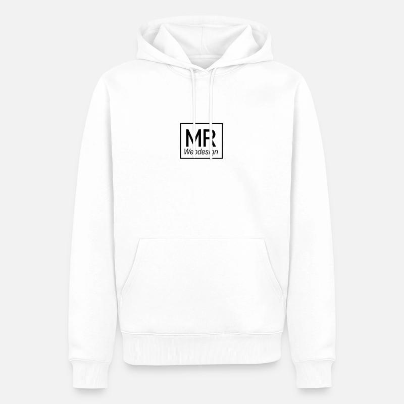 MRWebdesign - Männer Premium Bio Hoodie - Weiß