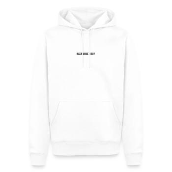 Balearic Beat - Männer Premium Bio Hoodie - Weiß - Vorne - Nico (187cm)