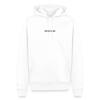Toytown Techno - Men’s Premium Organic Hoodie - white - Front - Nico (187cm)