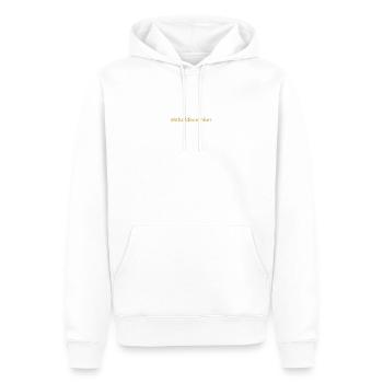né le 6 décembre Anniversaire anniversaire - Sweat à capuche Premium bio Homme - blanc - Devant - Nico (187cm)