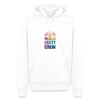 Dire que l’équipe du parti mexicain - Sweat à capuche Premium bio Homme - blanc - Devant - Nico (187cm)