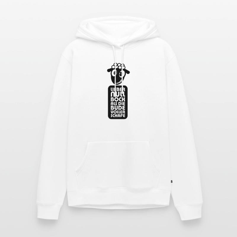 Null Bock Männer Premium Bio Hoodie