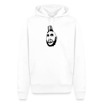 Clown Captain Spauldings - Männer Premium Bio Hoodie - Weiß - Vorne - Nico (187cm)