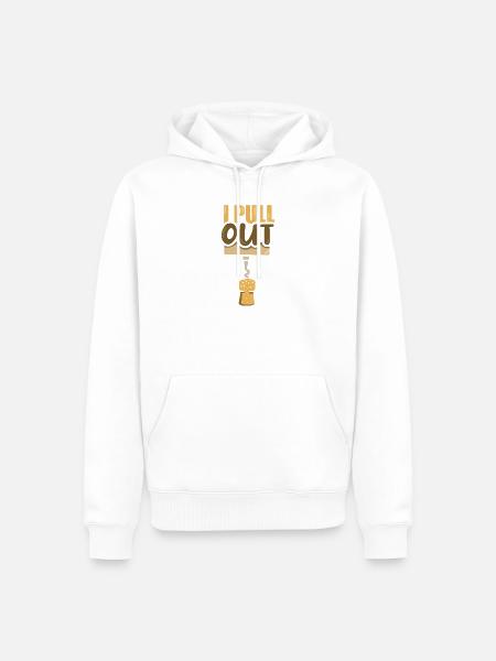 Kellner Barkeeper Ober Bar Bartender barchef - Männer Premium Bio Hoodie - Weiß