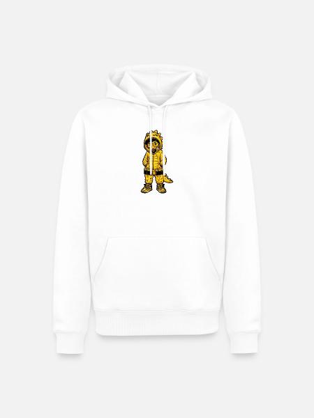 Graffiti Kind Kostüm  - Männer Premium Bio Hoodie - Weiß