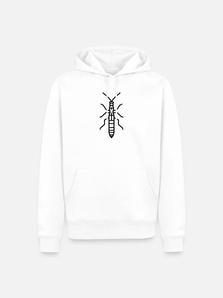 Insekt - Männer Premium Bio Hoodie - Weiß