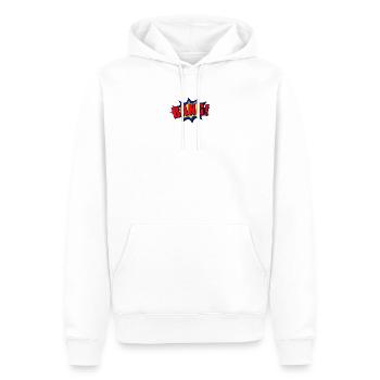 Bang Comicstyle - Männer Premium Bio Hoodie - Weiß - Vorne - Nico (187cm)