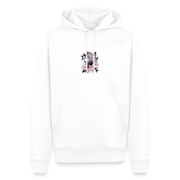 Panthère fleuris ! - Sweat à capuche Premium bio Homme - blanc - Devant - Nico (187cm)