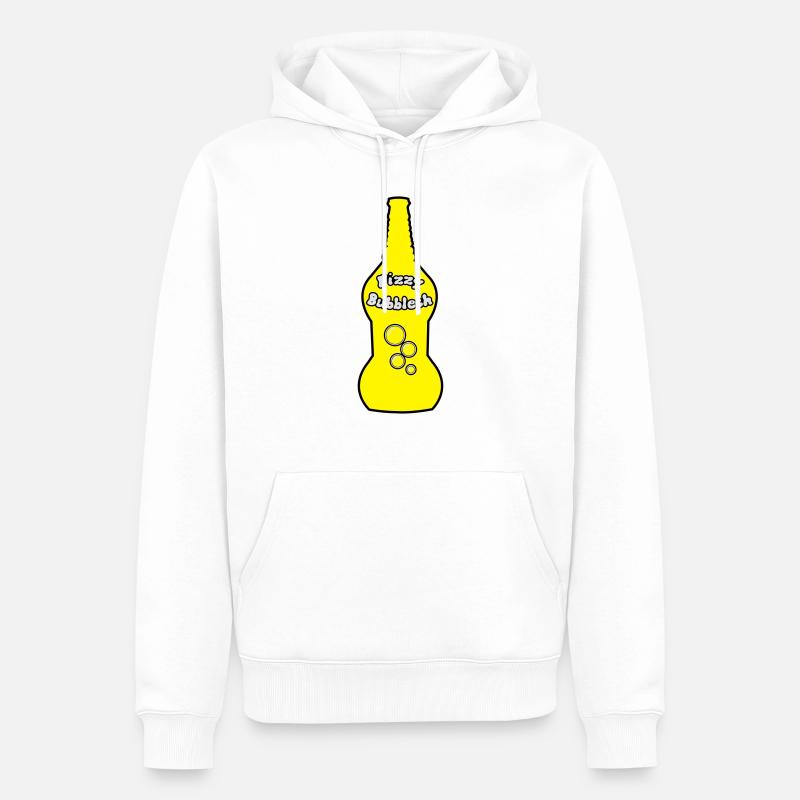 Zohan - Fizzy Bubblech / Bubbele - Männer Premium Bio Hoodie - Weiß