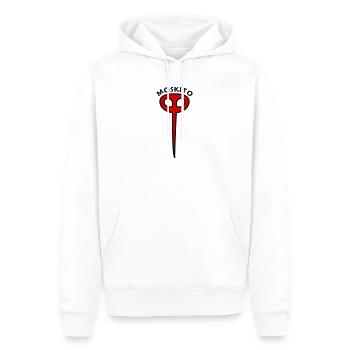 Roter Moskito - Männer Premium Bio Hoodie - Weiß - Vorne - Nico (187cm)