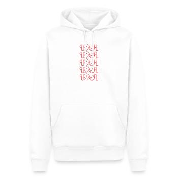 Jahrgang 1951 - Männer Premium Bio Hoodie - Weiß - Vorne - Nico (187cm)