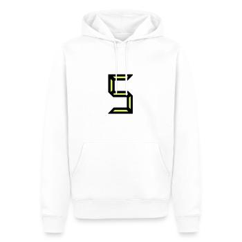 5. 5 JAHRE. 5-JÄHRIGES JUBILÄUM. GEBURTSTAG 5 JAHRE. - Männer Premium Bio Hoodie - Weiß - Vorne - Nico (187cm)