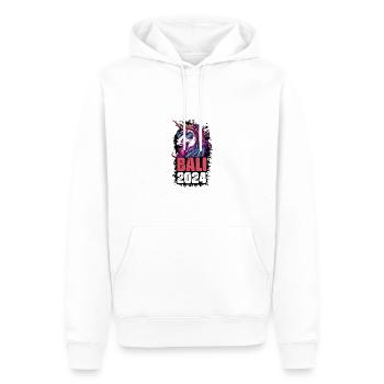 Bali 2024 Einhorn - Männer Premium Bio Hoodie - Weiß - Vorne - Nico (187cm)