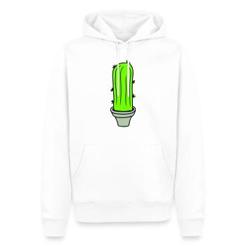 Kaktus Pflanze Stachelig Stacheln Wüsten Kakteen - Männer Premium Bio Hoodie - Weiß - Vorne - Nico (187cm)