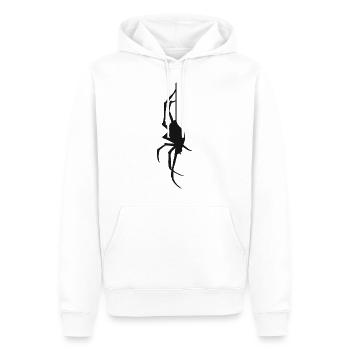 Halloween cadeau araignée araignée Araignées araignées - Sweat à capuche Premium bio Homme - blanc - Devant - Nico (187cm)