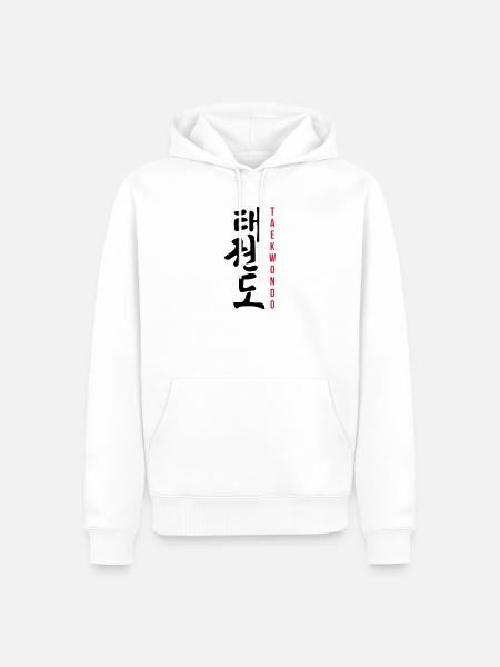 Taekwondo / Taekwondoin / Tae Kwo Do / Kampfkünste - Männer Premium Bio Hoodie - Weiß