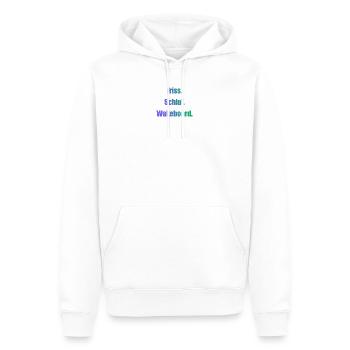 Friss Schlaf Wakeboard - Männer Premium Bio Hoodie - Weiß - Vorne - Nico (187cm)