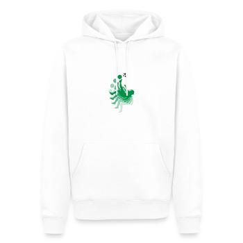 Fallrückzieher Fußball Fußballer Elfmeter Spieler - Männer Premium Bio Hoodie - Weiß - Vorne - Nico (187cm)