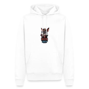 Ibiza 2024 Âne de vacances - Sweat à capuche Premium bio Homme - blanc - Devant - Nico (187cm)