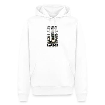 Angeln und Wolfsspitz - Männer Premium Bio Hoodie - Weiß - Vorne - Nico (187cm)