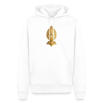 Golden Fabergé Egg Art - Men’s Premium Organic Hoodie - white - Front - Nico (187cm)