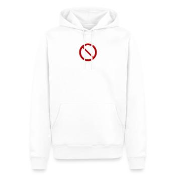 Verbotenes T-Shirt-Humorgeschenk - Männer Premium Bio Hoodie - Weiß - Vorne - Nico (187cm)