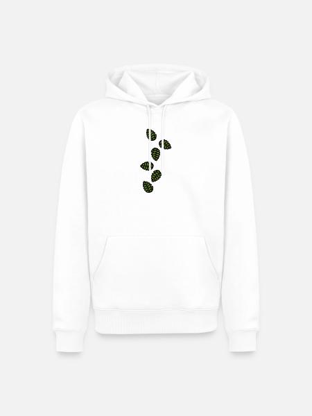 Tannenzapfen Symbol - Männer Premium Bio Hoodie - Weiß