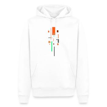 scifi deko - Men’s Premium Organic Hoodie - white - Front - Nico (187cm)