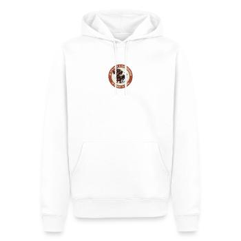 Si ce n’est pas un teckel, ce n’est qu’un chien - Sweat à capuche Premium bio Homme - blanc - Devant - Nico (187cm)
