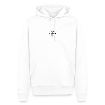 Astra galaxie - Sweat à capuche Premium bio Homme - blanc - Devant - Nico (187cm)