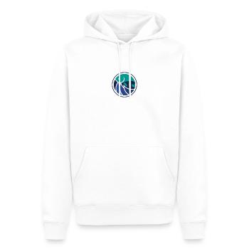 fischen angeln fishing motiv logo - Männer Premium Bio Hoodie - Weiß - Vorne - Nico (187cm)