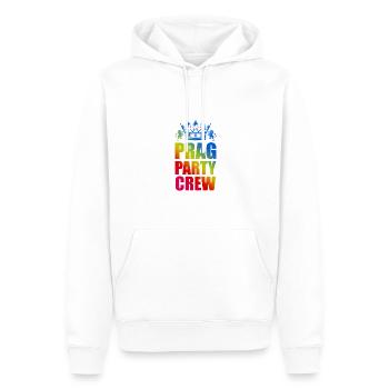 Dicton de l’équipe de la fête de Prague - Sweat à capuche Premium bio Homme - blanc - Devant - Nico (187cm)