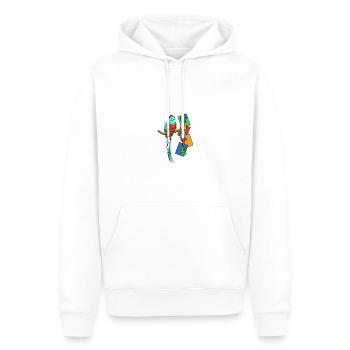 Guatemala Guatemalan Flagge DNA I Geschenk - Männer Premium Bio Hoodie - Weiß - Vorne - Nico (187cm)