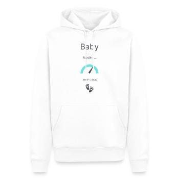 Ankunft Baby Neugeboren - Männer Premium Bio Hoodie - Weiß - Vorne - Nico (187cm)