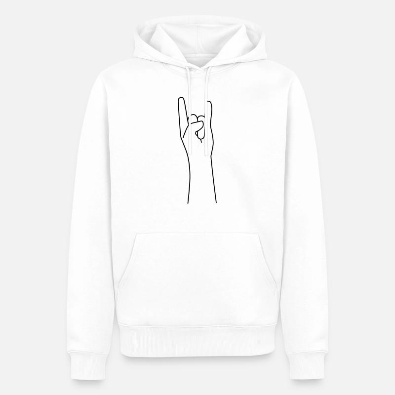 Diable 2 - Sweat à capuche Premium bio Homme - blanc