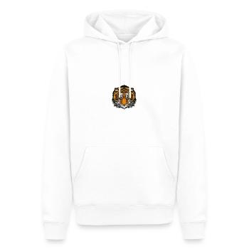 Wildtiere - Männer Premium Bio Hoodie - Weiß - Vorne - Nico (187cm)