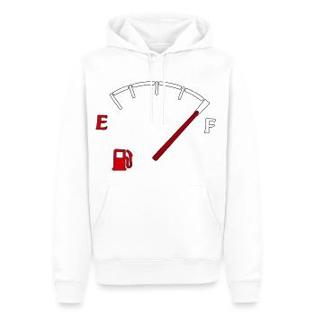 Tacho! Lustiges Fun Auto Motorrad Teile KFZ - Männer Premium Bio Hoodie - Weiß - Vorne - Nico (187cm)