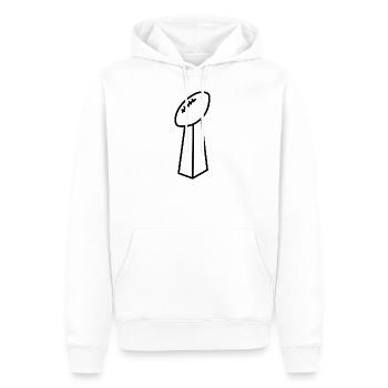 Football American Football - Männer Premium Bio Hoodie - Weiß - Vorne - Nico (187cm)