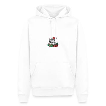 Nashorn Weihnachten Comic Geschenke - Männer Premium Bio Hoodie - Weiß - Vorne - Nico (187cm)