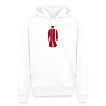 Mariage indien Sherwani - Sweat à capuche Premium bio Homme - blanc - Devant - Nico (187cm)