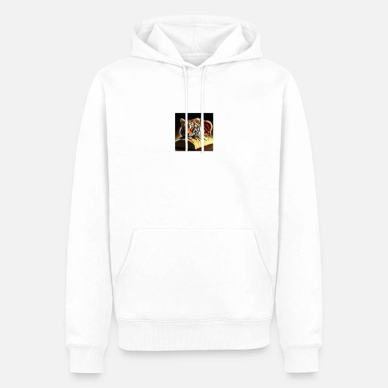 Tiger biscuits 😅😅😅 - Men’s Premium Organic Hoodie - white