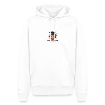 You're A Smart Cookie! - Men’s Premium Organic Hoodie - white - Front - Nico (187cm)