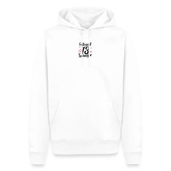13-jährige Mädchen Geburtstag Dreizehn Geschenk - Männer Premium Bio Hoodie - Weiß - Vorne - Nico (187cm)